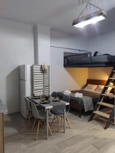 Kuchyň nebo kuchyňský kout v ubytování ISMINI STUDIOS