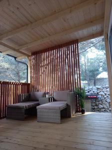 Χώρος καθιστικού στο Premium Mobile Home LANA - Oaza Mira Camping
