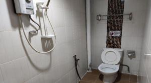 Koupelna v ubytování Juru Hotel