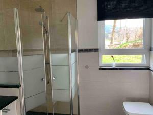 Koupelna v ubytování Wohnung am Fuße des Schwarzwalds