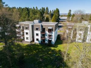 an aerial view of an apartment building at Gleneagles Apartment - Guthrie Court Gleneagles in Auchterarder