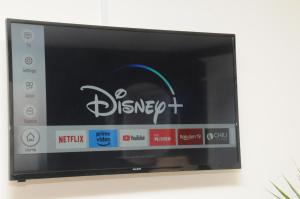 a television screen with the disney logo on it at 4 Tom's Lane in Bantry