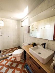 Koupelna v ubytování HOMEthel + 37 fotografií