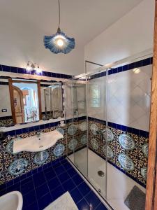 Kylpyhuone majoituspaikassa Suite Capri