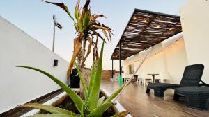 Posezení v ubytování Hotel MAYARI Holbox