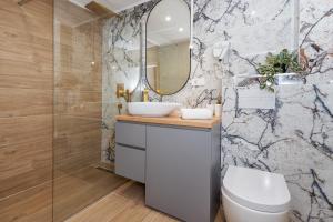 Koupelna v ubytování Apartment Lokva Rogoznica 2973a