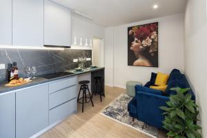 Kuchyň nebo kuchyňský kout v ubytování Apartment Lokva Rogoznica 2973a