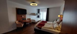 TV a/nebo společenská místnost v ubytování Hotel Amber Altstadt