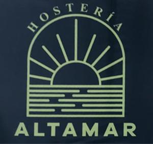 een logo voor de Amerikaanse luchtvaartmaatschappij Air Mar bij Hostería Altamar Tolú in Tolú