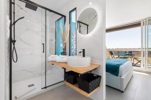Koupelna v ubytování Village Naturiste R4N - Le Bellagio Héliopolis Luxe