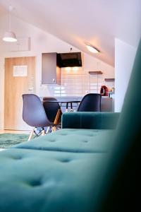 Posedenie v ubytovaní LAGUNA Apartament Polanica Residence 59 z klimatyzacją