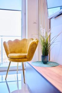 Posedenie v ubytovaní LAGUNA Apartament Polanica Residence 59 z klimatyzacją