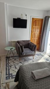 Telewizja i/lub zestaw kina domowego w obiekcie Willa Emilia