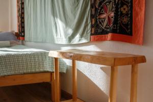 Postel nebo postele na pokoji v ubytování Guest House Altyn Oimok
