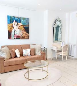 Area soggiorno di Hotel Normandy