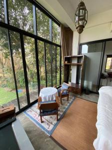 Posezení v ubytování Private Villa88 Groups & families in Chiang Mai