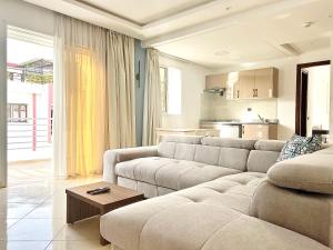 a living room with a couch and a table at MyCity in Rabat