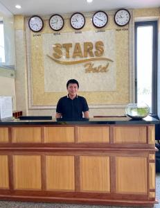 Lobby o reception area sa Stars Central Danang