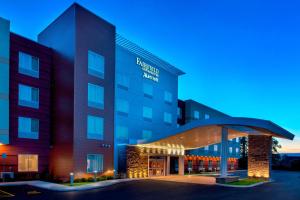 eine Darstellung der Vorderseite eines Hotels in der Unterkunft Fairfield Inn & Suites by Marriott Buffalo Amherst/University in Amherst