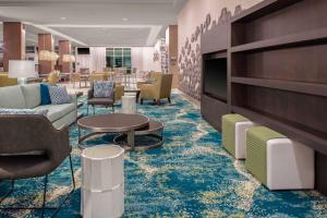 พื้นที่นั่งเล่นของ Residence Inn by Marriott Jekyll Island