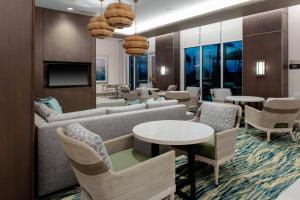 พื้นที่นั่งเล่นของ Residence Inn by Marriott Jekyll Island