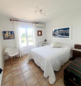 Posteľ alebo postele v izbe v ubytovaní Apartamento estilo Mediterráneo. Segundo Montañar.