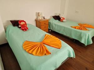 Postel nebo postele na pokoji v ubytování Apartament CARMEN + 21 fotografií