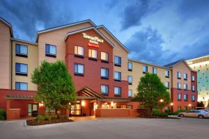 a rendering of the front of a hotel at TownePlace Suites Omaha West in Omaha