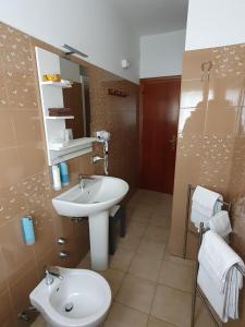 A bathroom at Hotel Cormorano