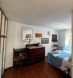 A bed or beds in a room at Il Nido a Portovenere