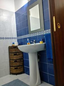Ett badrum på Villa sovareto