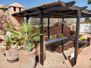 Patio nebo venkovní prostory v ubytování Riad Chergui