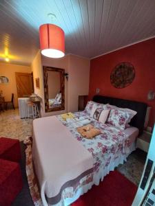 Cama ou camas em um quarto em Pousada Klein