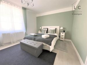 Posteľ alebo postele v izbe v ubytovaní Gîte Saint Joseph