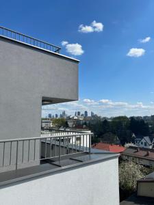 Balkón alebo terasa v ubytovaní Apartament Księcia Janusza