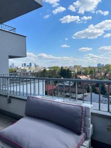 Balkón alebo terasa v ubytovaní Apartament Księcia Janusza