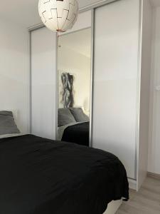 Posteľ alebo postele v izbe v ubytovaní Apartament Księcia Janusza