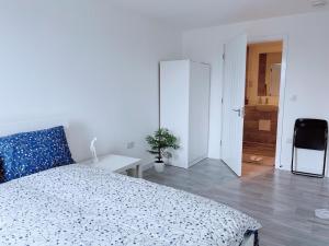 Postel nebo postele na pokoji v ubytování Modern House