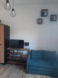 Televízia a/alebo spoločenská miestnosť v ubytovaní Apartamenty Marco 3 przy Dworcu-Stare Miasto-Super Wi Fi