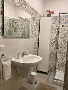 Koupelna v ubytování Casa mia bella