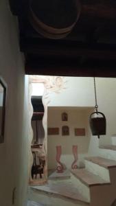 a view of a room with stairs and a ceiling at Convivio Etrusco in Bassano in Teverina