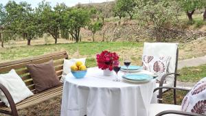 A garden outside Cortijo AguaChá