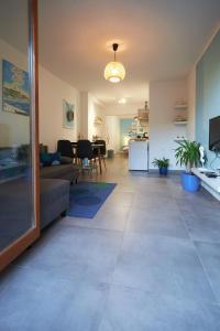 Kuchyň nebo kuchyňský kout v ubytování Apartment Blue