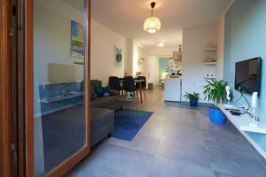 TV a/nebo společenská místnost v ubytování Apartment Blue