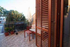 Balkón nebo terasa v ubytování Apartment Blue
