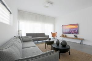 Χώρος καθιστικού στο Localz - Bazel Central Apartment With Balcony