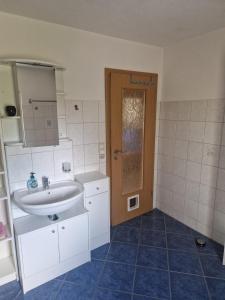 Et badeværelse på Fewo an der Bode + 15 billeder