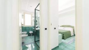 Koupelna v ubytování Hotel Santa Caterina