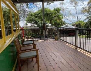 Balkon atau teras di Yarra Valley Tram Stay