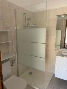 Kúpeľňa v ubytovaní VILLA tous conforts avec Piscine privée et accès Plage